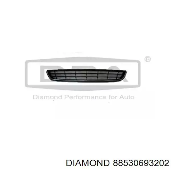 Решітка переднього бампера, центральна Diamond/DPA 88530693202 ціна, від 13.02 USD