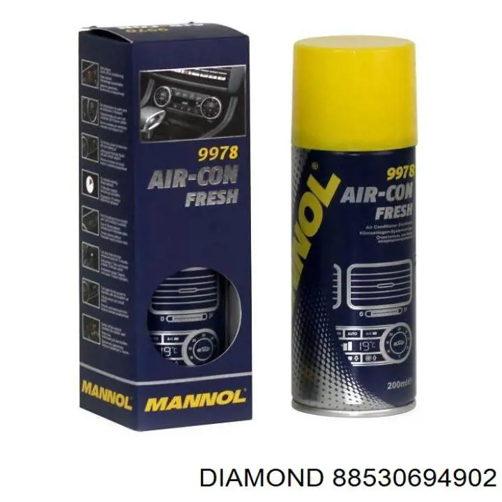 88530694902 Diamond/DPA Ободок/окантовка фари протитуманной, правий