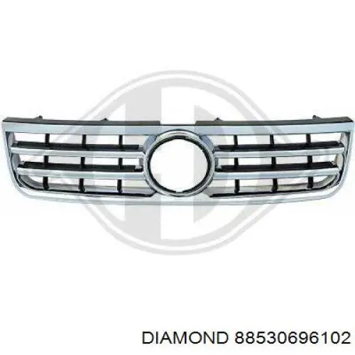 Накладка (рамка) решітки радіатора PVW07111GAK Signeda