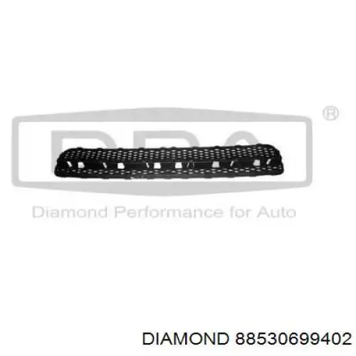 Купити 88530699402 Diamond/DPA Решітка переднього бампера, центральна