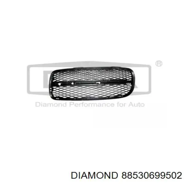 88530699502 Diamond/DPA решітка переднього бампера, ліва