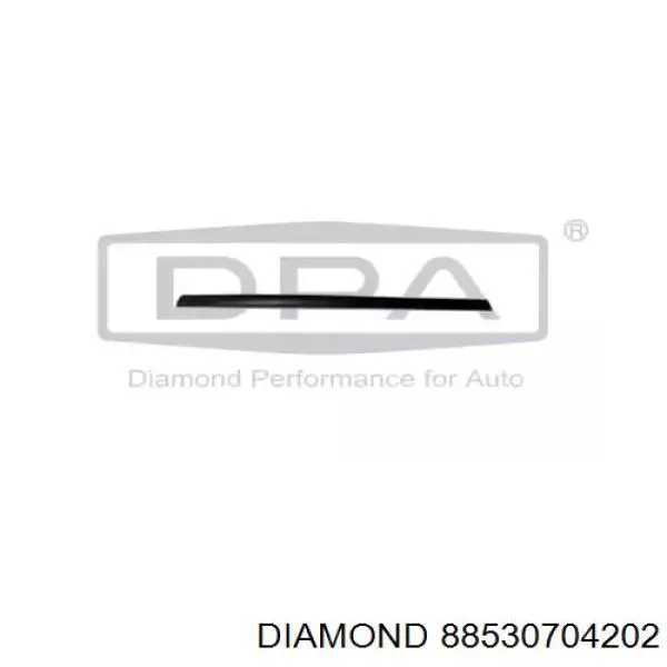 88530704202 Diamond/DPA Молдинг передніх правих дверей
