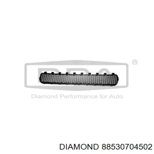 Решітка переднього бампера, центральна Diamond/DPA 88530704502 ціна, від 65.81 USD
