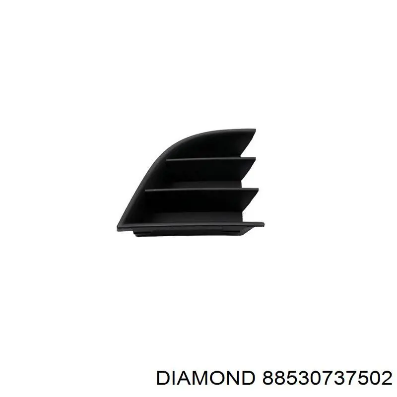 88530737502 Diamond/DPA решітка переднього бампера, внутрішня ліва