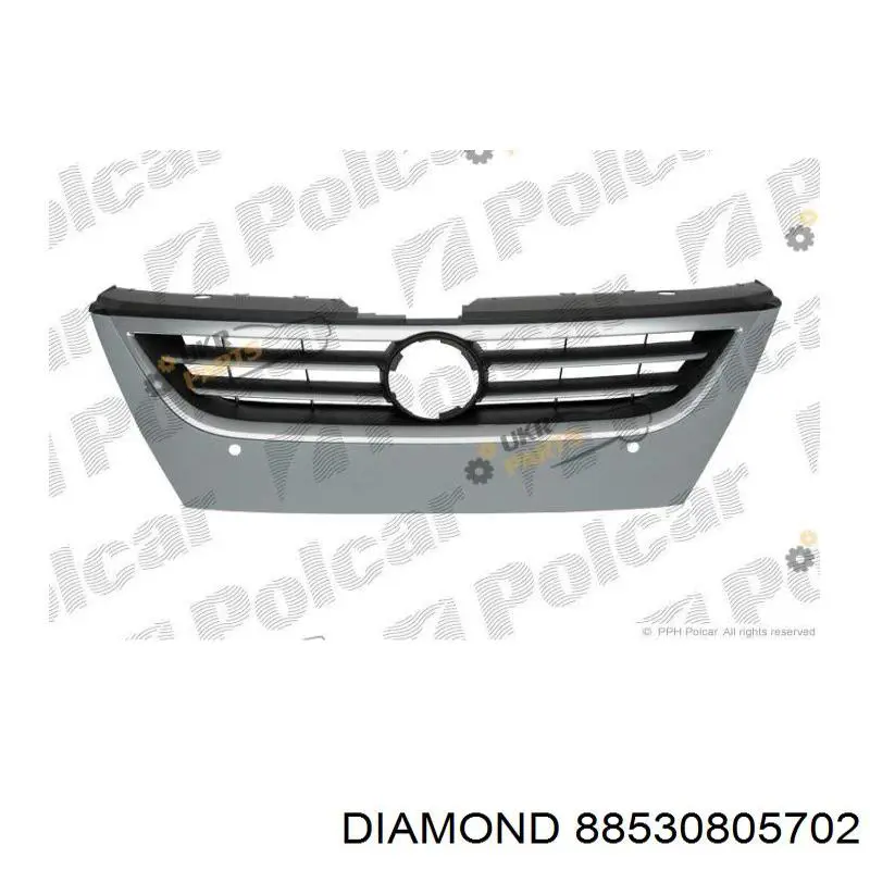 Решітка радіатора 955605 Polcar