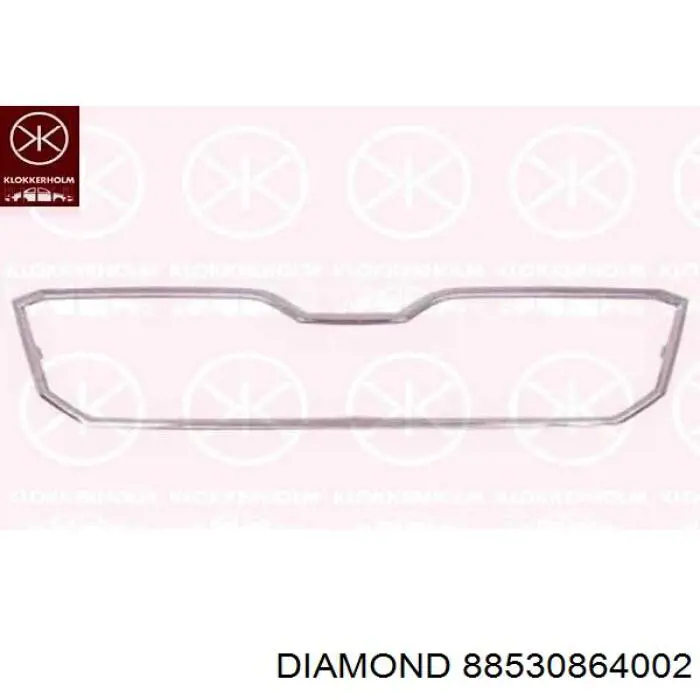 Облицювання радіатора Diamond/DPA 88530864002 ціна, від 52.73 USD