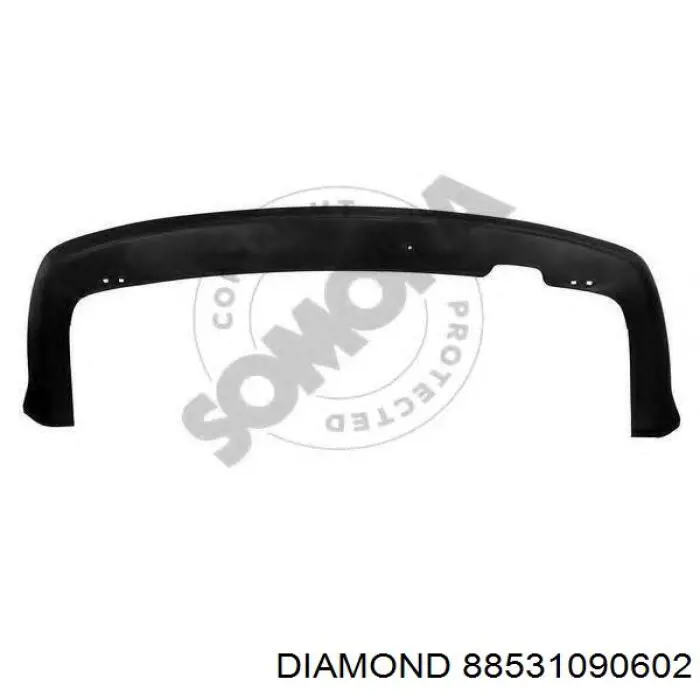 Решітка переднього бампера, права Diamond/DPA 88531090602 ціна, від 3.05 USD