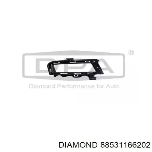 Накладка бампера переднього, права Diamond/DPA 88531166202 ціна, від 3.85 USD