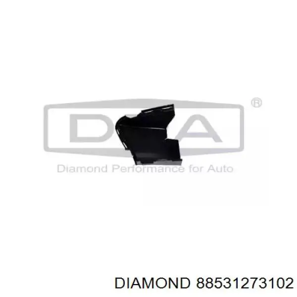88531273102 Diamond/DPA решітка переднього бампера, внутрішня права
