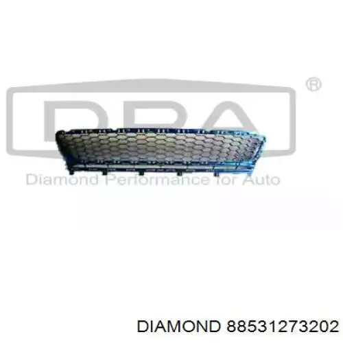 88531273202 Diamond/DPA Решітка переднього бампера, центральна