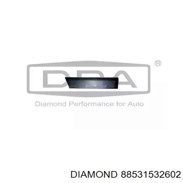 88531532602 Diamond/DPA Молдинг передніх правих дверей, нижній