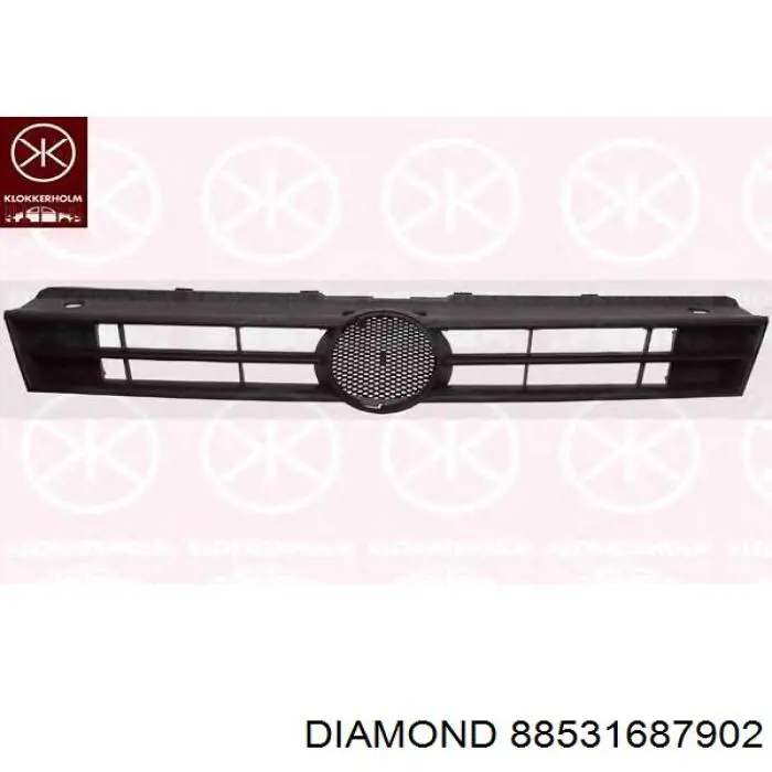 Облицювання радіатора Diamond/DPA 88531621602 ціна, від 28.77 USD