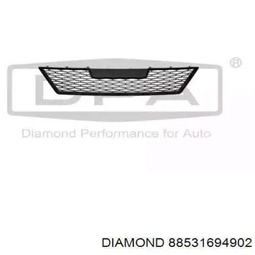 Решітка переднього бампера, центральна Diamond/DPA 88531694902 ціна, від 21.37 USD