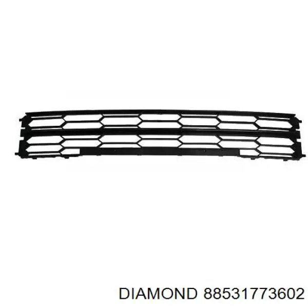 88531773602 Diamond/DPA Решітка переднього бампера, центральна