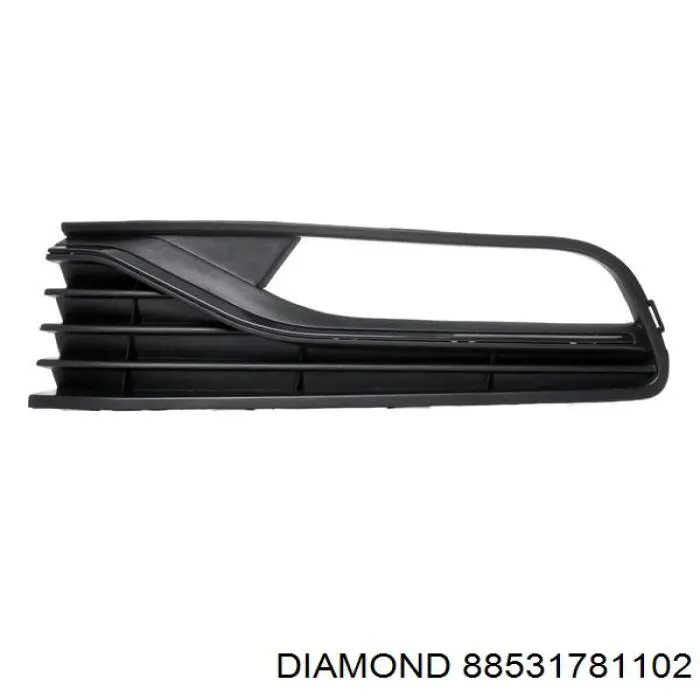 Решітка переднього бампера, центральна Diamond/DPA 88531781102 ціна, від 25.15 USD