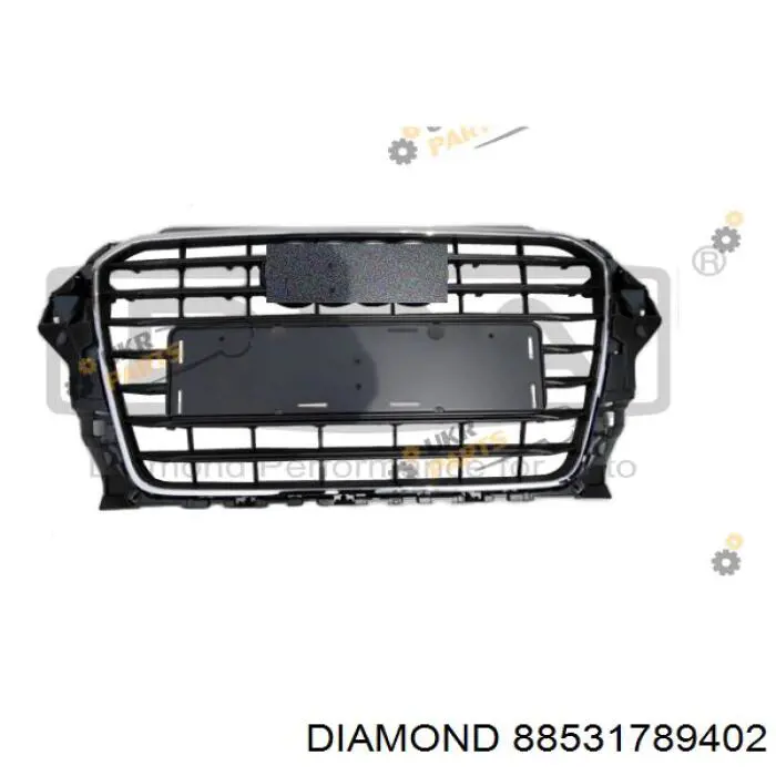 Облицювання радіатора Diamond/DPA 88531789402 ціна, від 146.17 USD