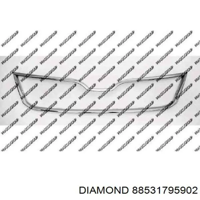 88531807602 Diamond/DPA решітка радіатора