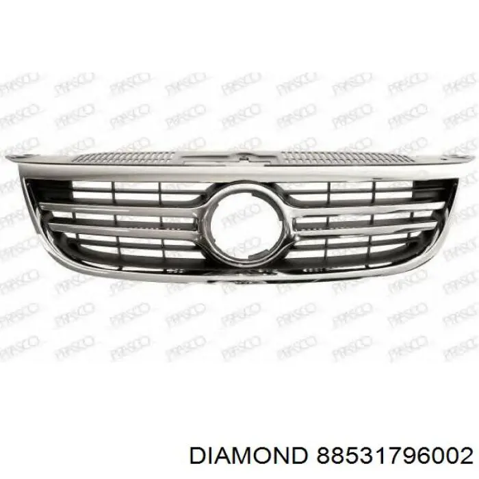 Облицювання радіатора Diamond/DPA 88531796002 ціна, від 93.76 USD