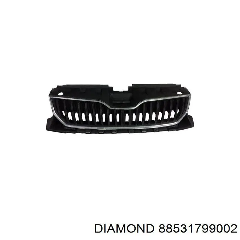 Облицювання радіатора Diamond/DPA 88531799102 ціна, від 25.90 USD