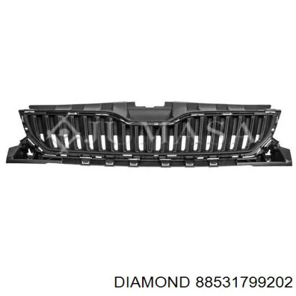 Решітка переднього бампера, центральна AND 30853217 ціна, від 15.42 USD
