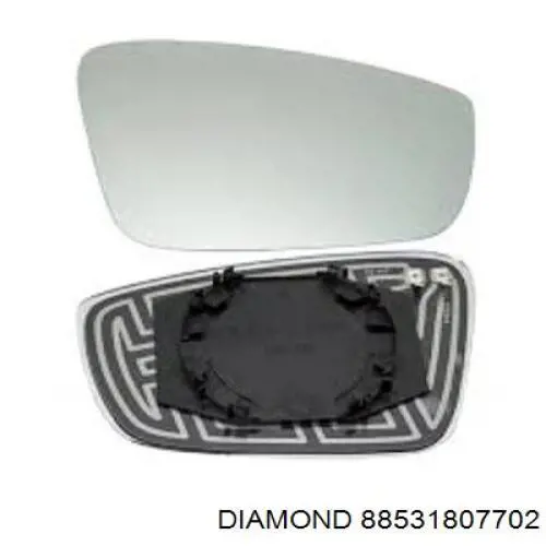 88531807702 Diamond/DPA решітка переднього бампера, центральна