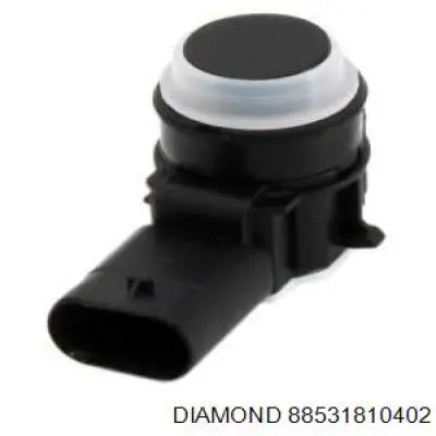 88531810402 Diamond/DPA Решітка переднього бампера, ліва верхня
