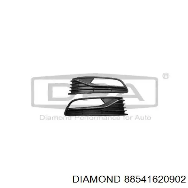 88541620902 Diamond/DPA Решітка переднього бампера, права