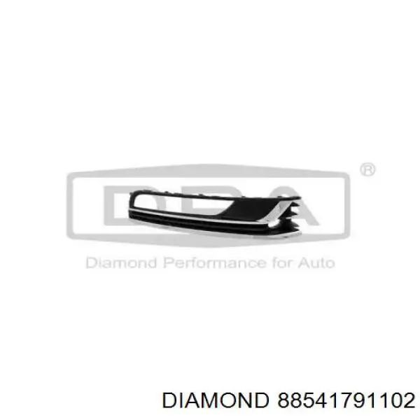 88541331502 Diamond/DPA решітка переднього бампера, ліва