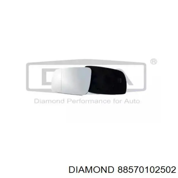 Купити 88570102502 Diamond/DPA Скло дзеркала заднього виду, правого