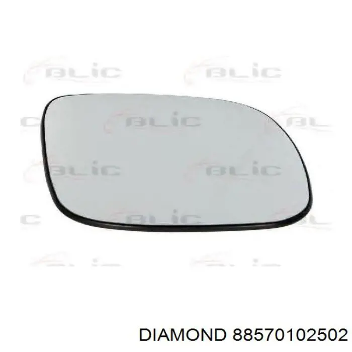 Дзеркальний елемент правого дзеркала заднього виду Diamond/DPA 88570102502 ціна, від 5.14 USD
