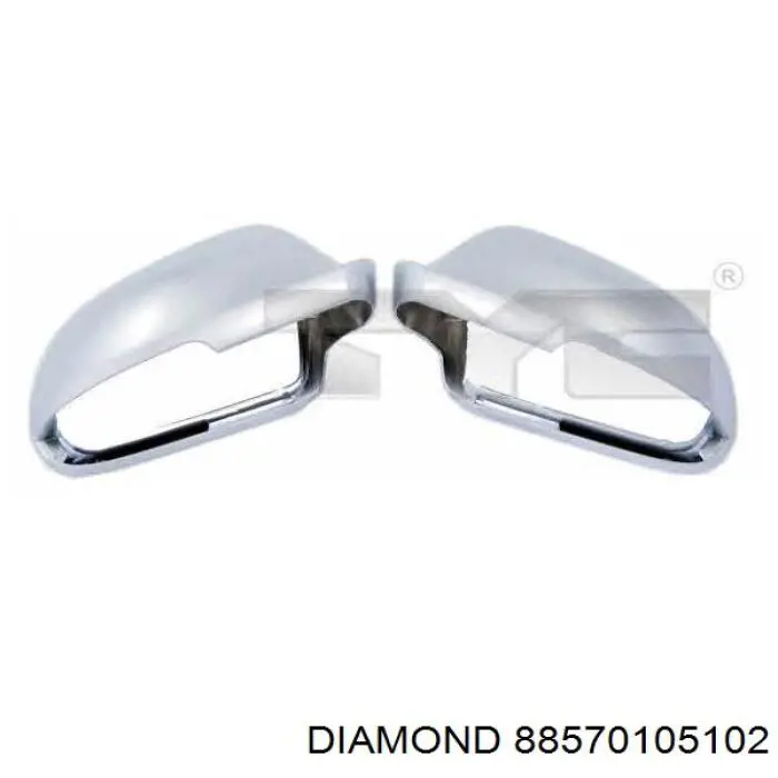 Дзеркальний елемент лівого дзеркала заднього виду Diamond/DPA 88570105102 ціна, від 5.52 USD