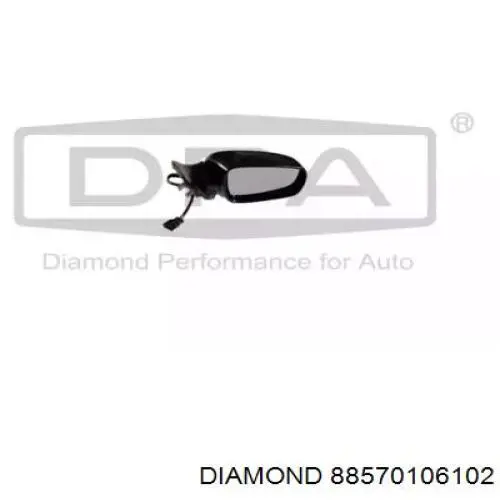 88570106102 Diamond/DPA Праве дзеркало заднього виду