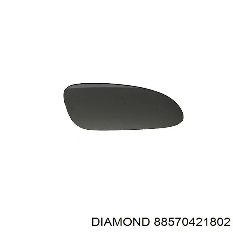 Скло дзеркала заднього виду, правого Diamond/DPA 88570421802 ціна, від 7.52 USD