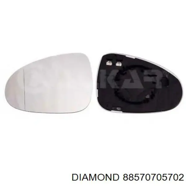 Накладка правого дзеркала заднього виду Diamond/DPA 88570705702 ціна, від 42.27 USD
