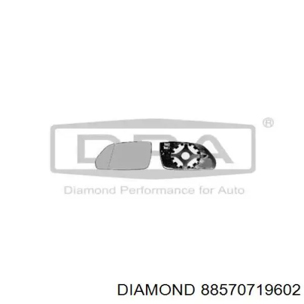 Купити 88570719602 Diamond/DPA Дзеркальний елемент правого дзеркала заднього виду