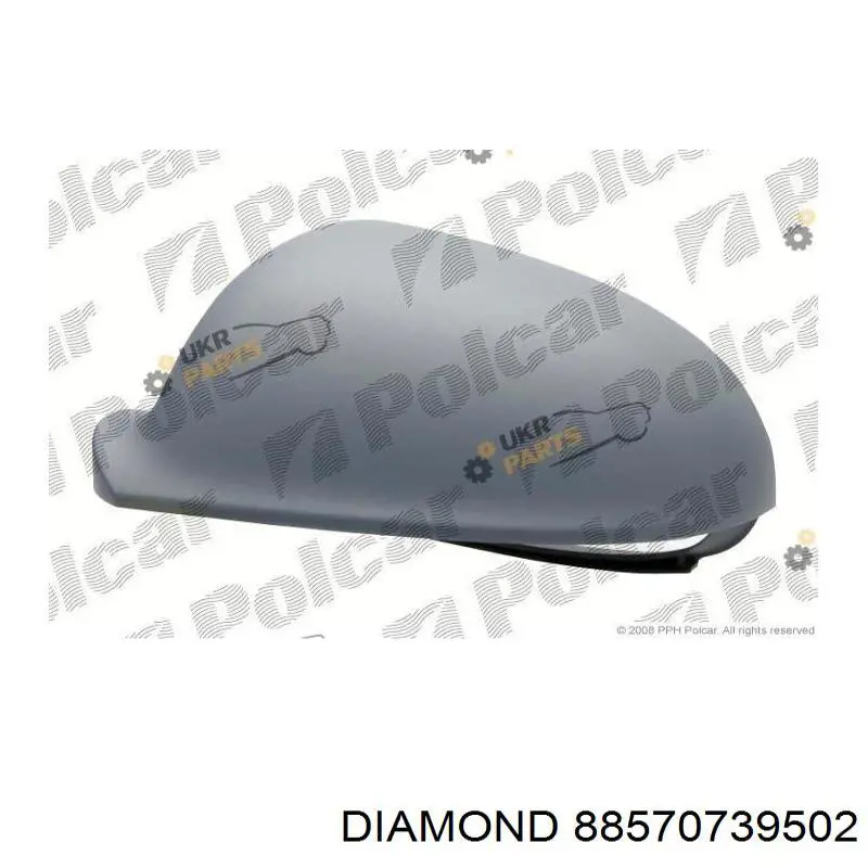Накладка лівого бокового дзеркала Diamond/DPA 88570739502 ціна, від 11.39 USD