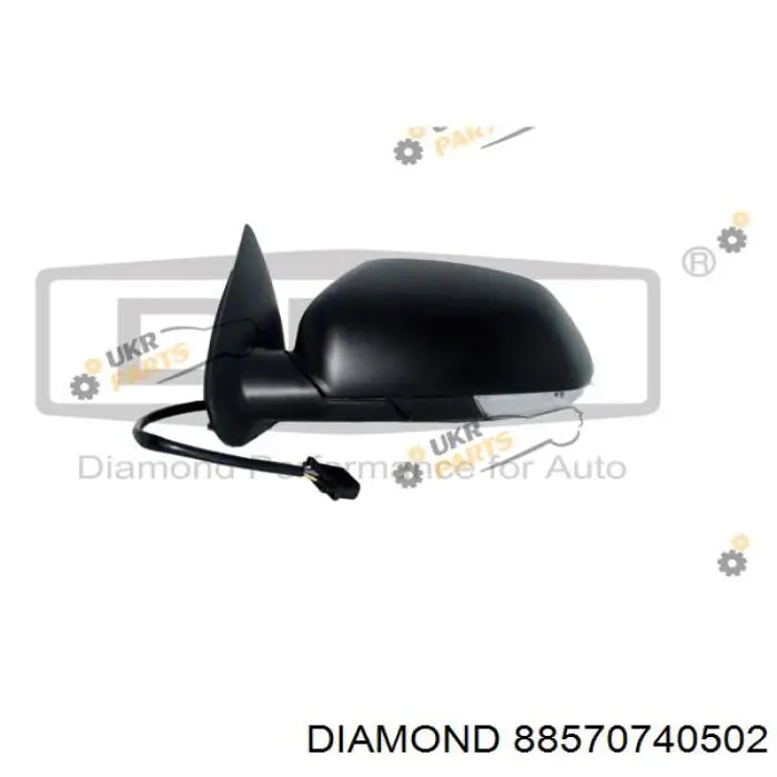 Купити 88570740502 Diamond/DPA Бічне дзеркало заднього виду ліве
