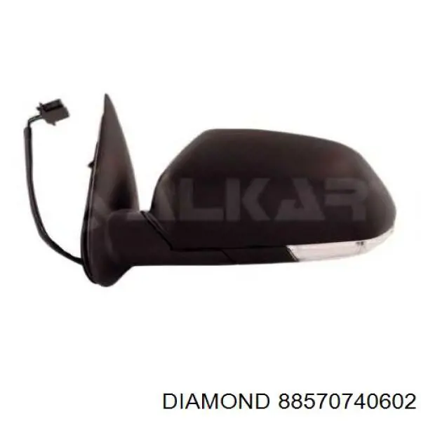 88570740602 Diamond/DPA Праве дзеркало заднього виду