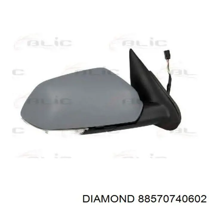 Праве бічне дзеркало Diamond/DPA 88570740602 ціна, від 35.29 USD