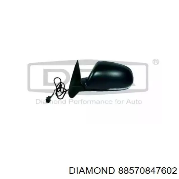 Праве бічне дзеркало Diamond/DPA 88570847602 ціна, від 51.44 USD
