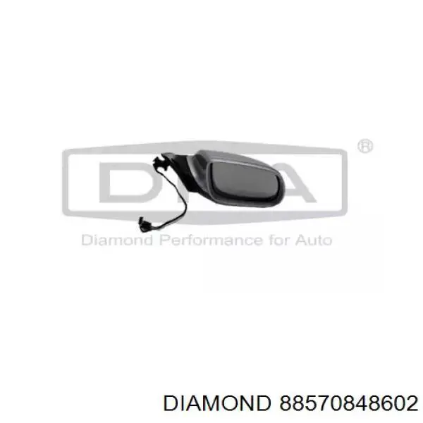 Праве бічне дзеркало Diamond/DPA 88570848602 ціна, від 114.28 USD
