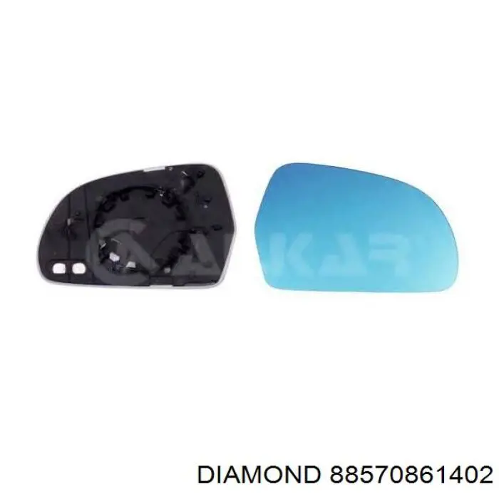 Дзеркальний елемент правого дзеркала заднього виду Diamond/DPA 88570861402 ціна, від 9.88 USD