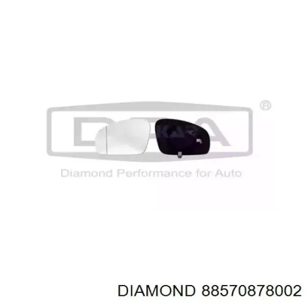 Скло дзеркала заднього виду, лівого Diamond/DPA 88570878002 ціна, від 8.36 USD