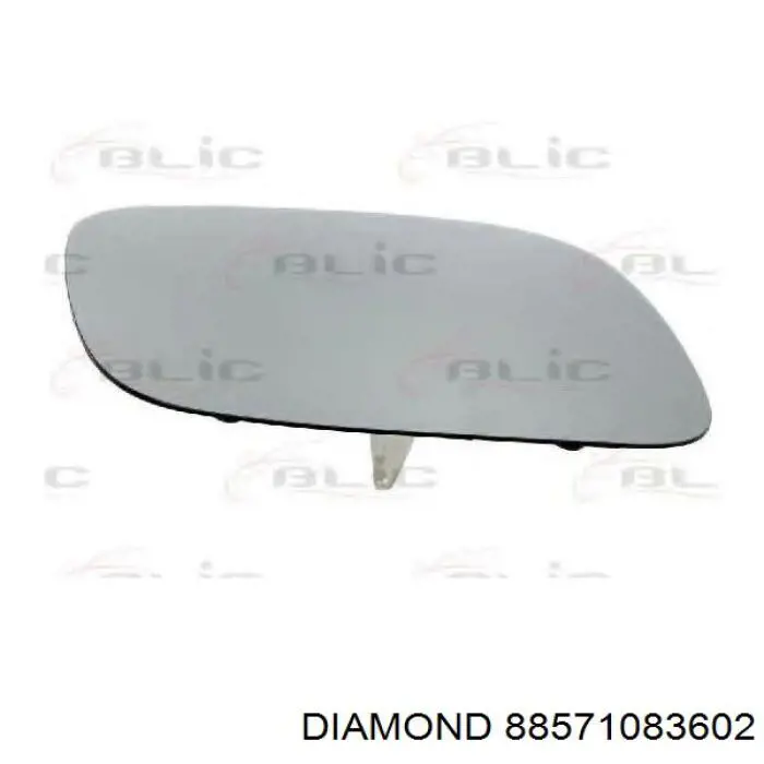 Скло дзеркала заднього виду, правого Diamond/DPA 88571083602 ціна, від 14.43 USD