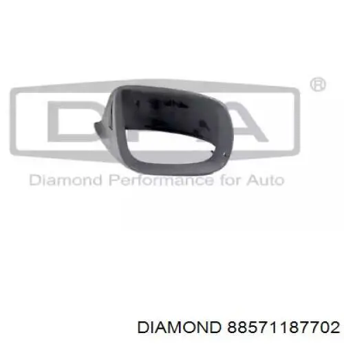 88571187702 Diamond/DPA Накладка дзеркала заднього виду, права