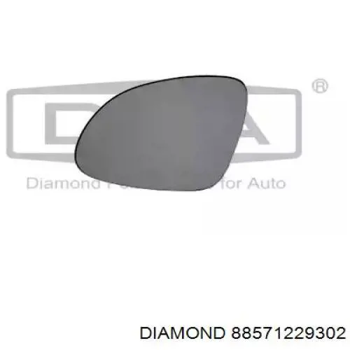 Купити 88571229302 Diamond/DPA Дзеркальний елемент правого дзеркала заднього виду