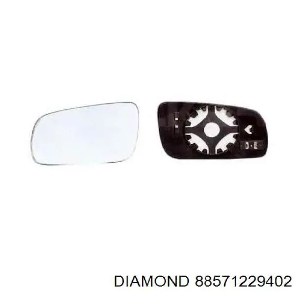 Купити 88571229402 Diamond/DPA Дзеркальний елемент дзеркала заднього виду, лівого