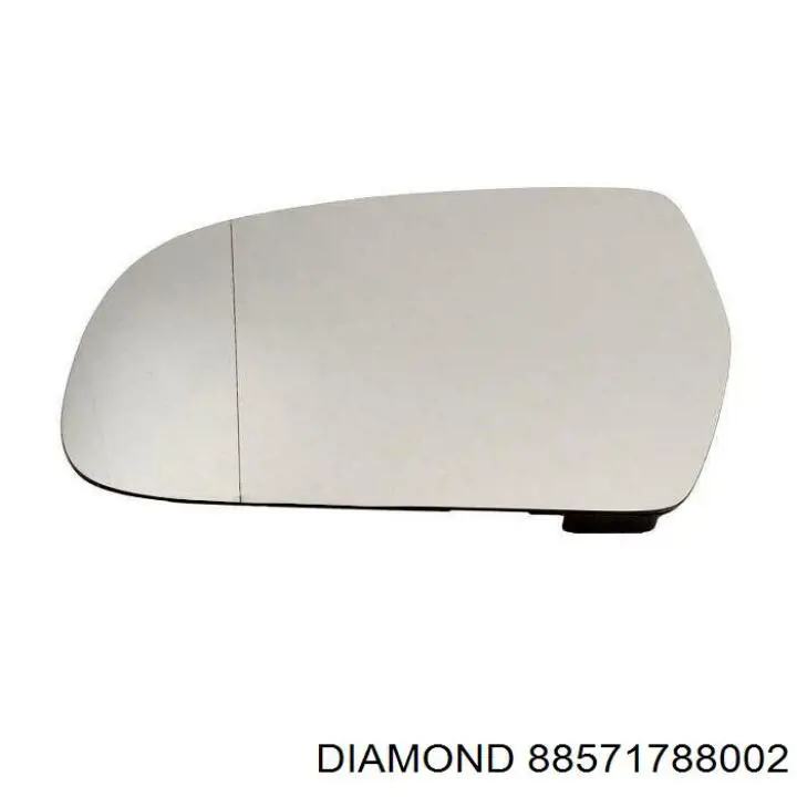 88571788002 Diamond/DPA дзеркальний елемент дзеркала заднього виду, лівого
