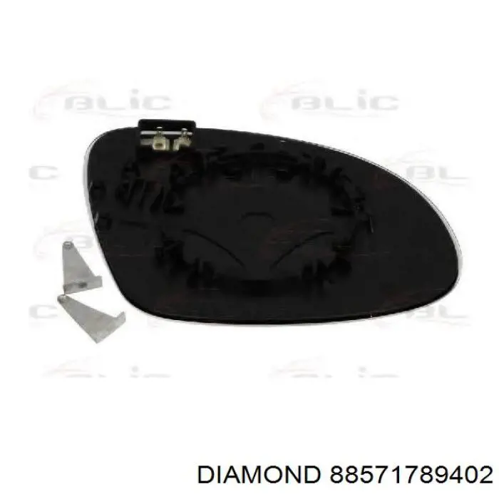 Дзеркальний елемент лівого дзеркала заднього виду Diamond/DPA 88571789402 ціна, від 12.26 USD
