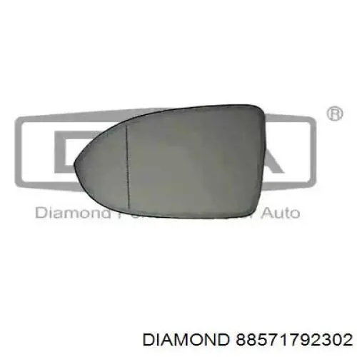 Купити 88571792302 Diamond/DPA Дзеркальний елемент дзеркала заднього виду, лівого